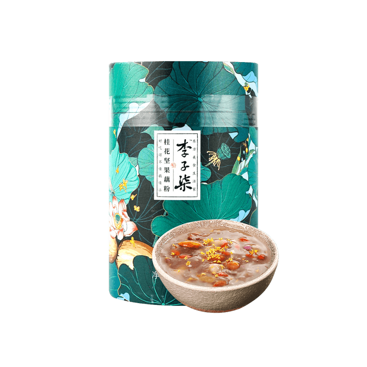 李子柒 每日桂花堅果藕粉羹 350g *2【2份超值裝】【沖泡即食早餐代餐】 8