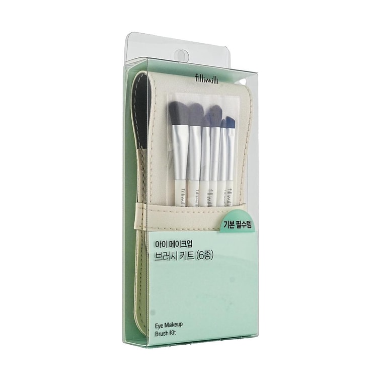 Eye Makeup Brush Kit, 6pcs - Professional Eye/Eyebrow/Contour Brushes | Pouch Included​ 3
