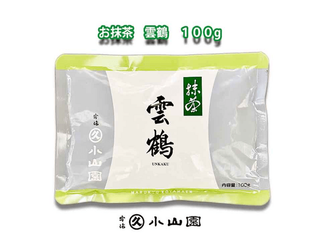 日本丸久小山園秒殺特價宇治雲鶴(高等級)無糖抹茶粉茶道用烘焙甜點用