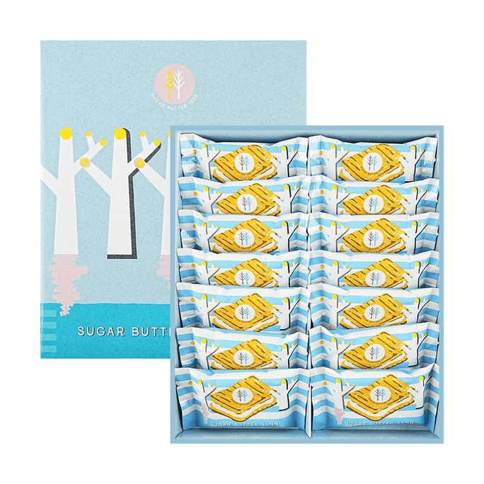 【日本直郵】 日本 砂糖奶油樹 SUGAR BUTTER SAND TREE 奶油夾心小甜餅乾 14個入