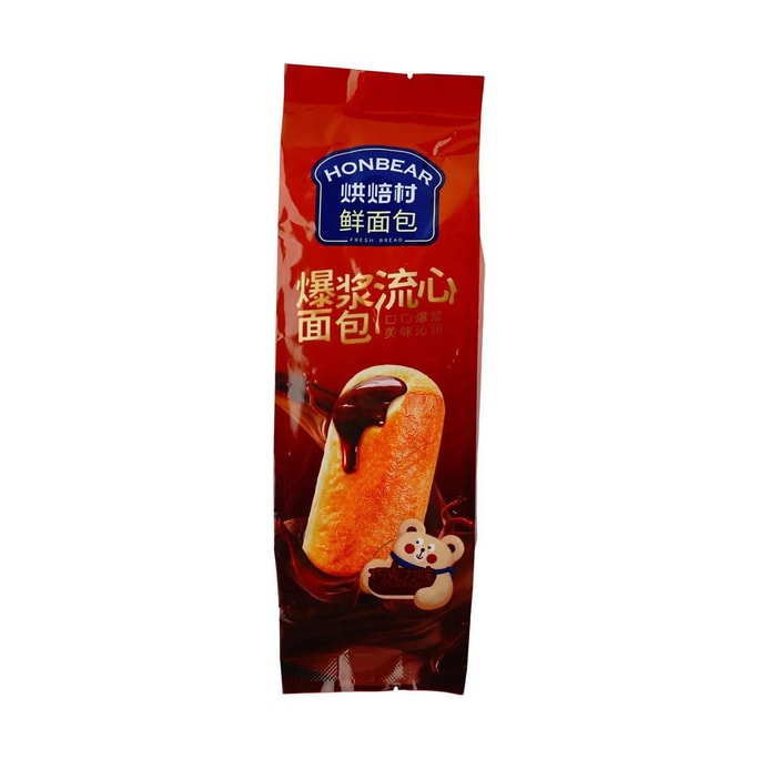 烘焙村 爆漿流心麵包 巧克力口味 85g