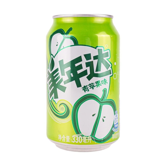Juice Sparkling Beverage, Green Apple Flavor, Can 11.16 fl oz