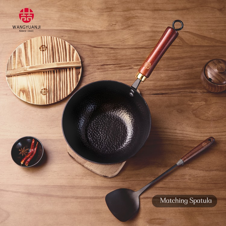 WANGYUANJI 王元吉【ミニ鋳鉄製ミルクソースパン＋ミニ油注ぎパン