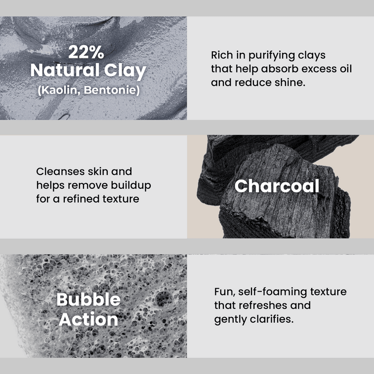 GLAM UP クレンジングバブル炭酸泥マスク（フェイシャル浄化）135ml（4.56オンス）韓国製 4