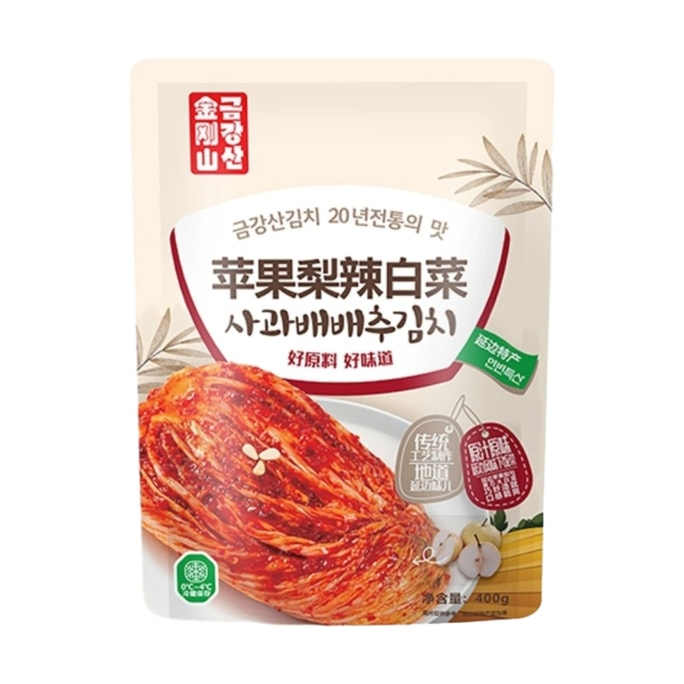 Northeast Yanbian Special Apple Pear Spicy Cabbage 400g*1bags