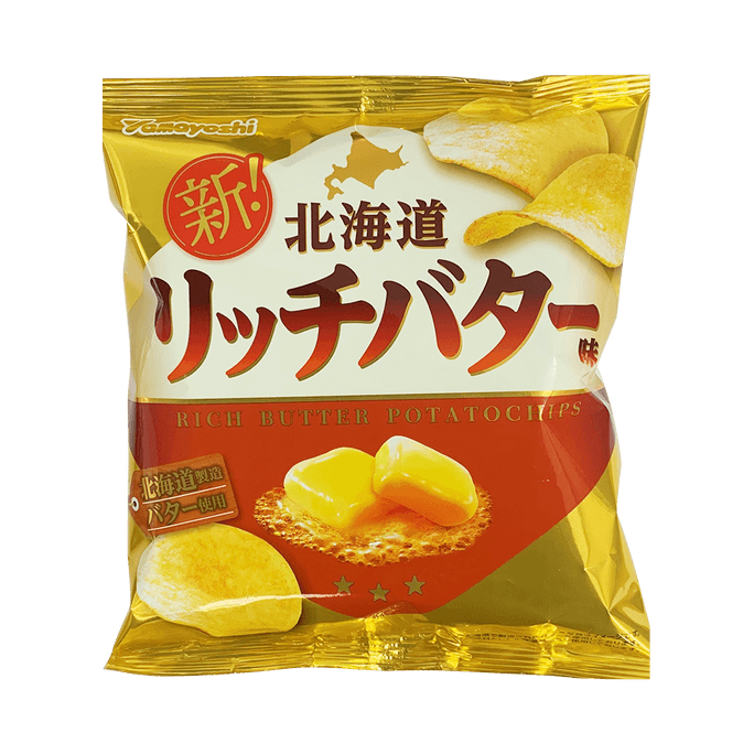 YAMAYOSHI 山芳制果||北海道融制黄油薯片||浓郁黄油味 50g