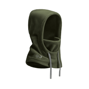 【中國直郵】 GoloveJoy 秋冬季滑雪頭套防風防寒戶外騎行加絨保暖面罩帽子 墨綠色