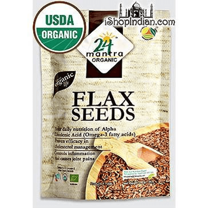 Organic Flax Seeds (Alsi Seeds), 7 oz bag