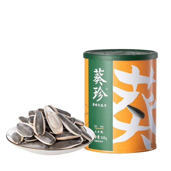 Original Flavor Melon Seeds, Half-Cooked, 188g*1 Can