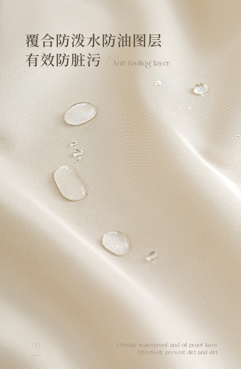 FaSoLa Life 擦手长袖款围裙 奶油轻法 1件 防水耐脏 做饭工作服 围腰餐饮罩衣