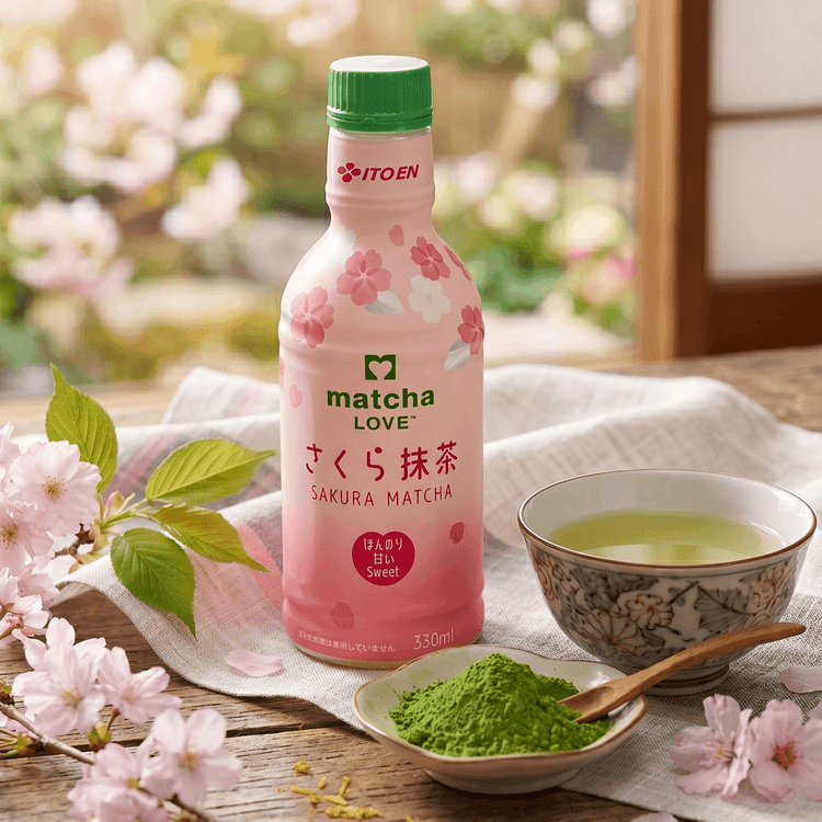 伊藤園 抹茶ラブ さくら抹茶グリーンティードリンク、ツイストトゥ