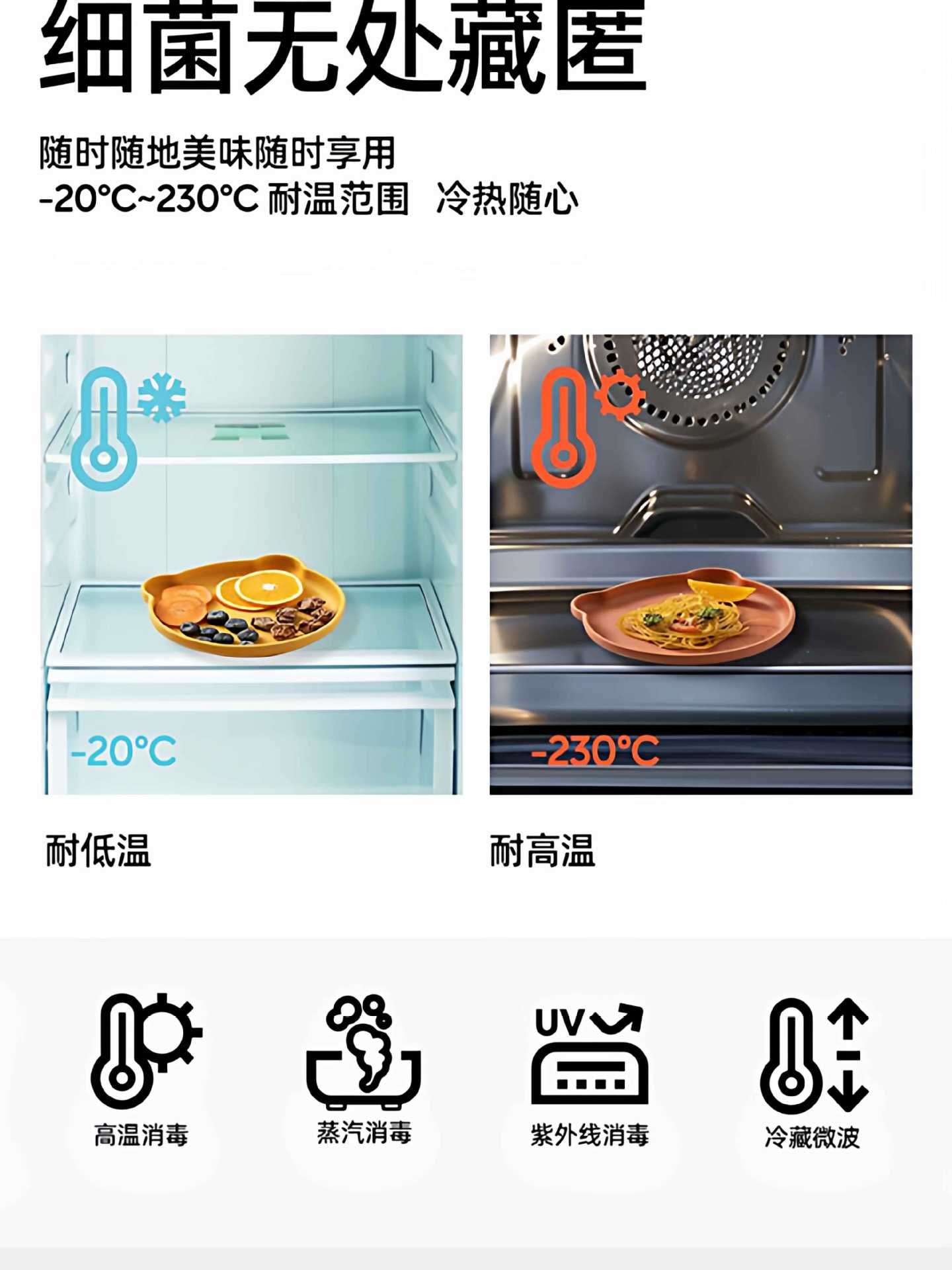 婧麒 宝宝餐盤矽膠吸盤一體式自主進食防摔兒童小熊餐具輔食碗嬰兒 玉米黃+勺【食品級矽膠餐盤】 1件