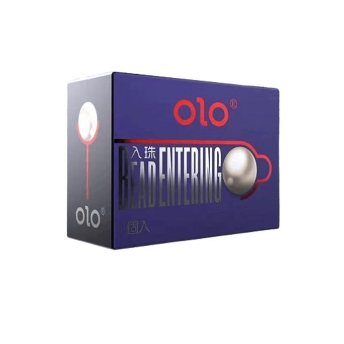 [中国直送] OLO 男性用バイブレーションシリコンビーズボール、大人のセックス玩具用ソフトビーズコンドーム