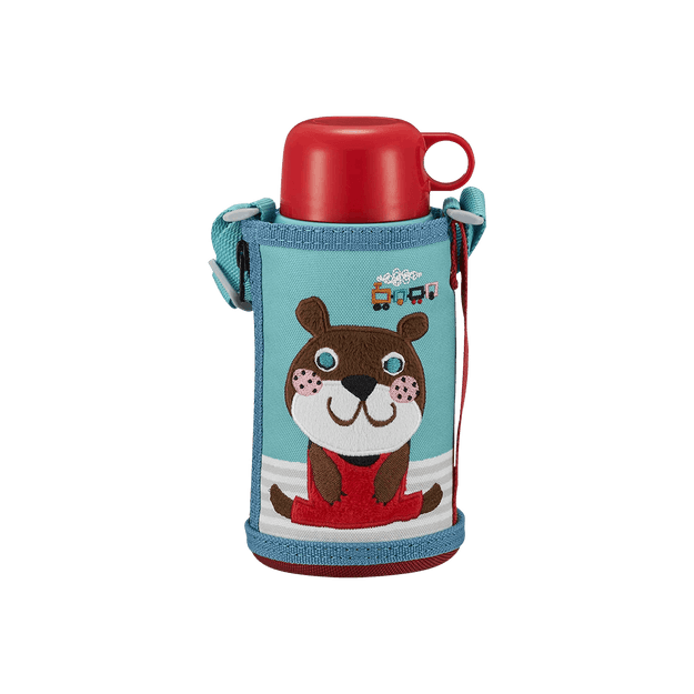 商品详情 - 日本tiger虎牌 儿童保温水杯 两用型保冷保温 棕熊 600ml