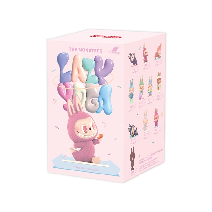 【中國直郵】 POP MART 泡泡瑪特 THE MONSTERS慵懶瑜珈手辦盲盒 1個 11cm*7.5cm*7.5cm