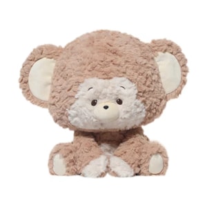 【中國直郵】 JOOKI 捉趣萌趣造型毛絨玩偶 可愛公仔/安撫娃娃/創意生日禮物-猴子(坐高33CM) 1個*|預計到達時間3-4週