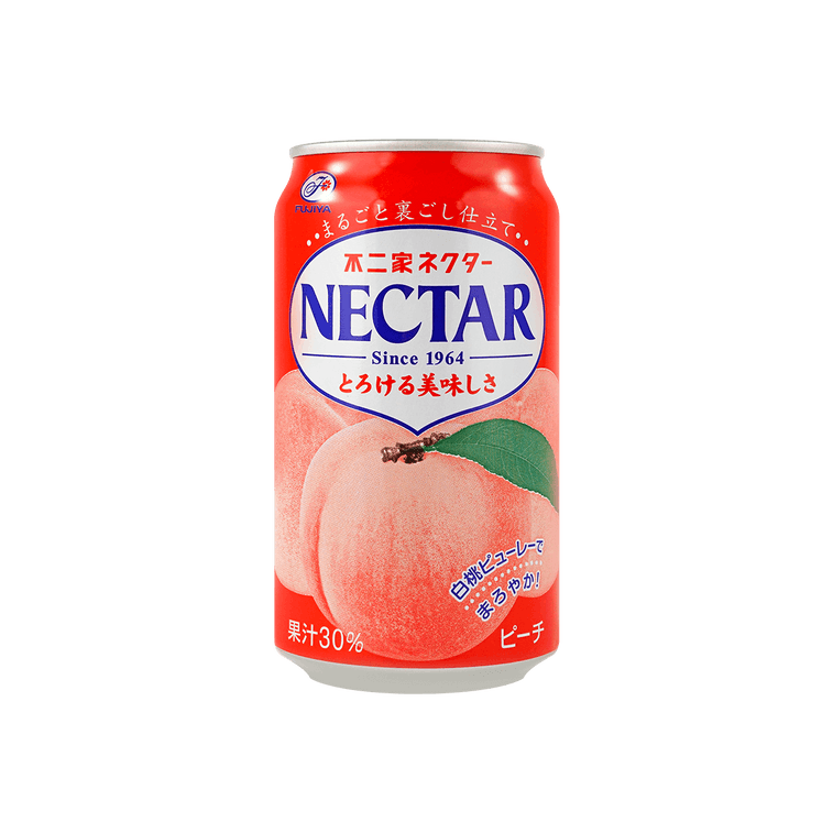 FUJIYA FUJIYA NECTAR Pulpy White Peach Juice 30% Real Juice- Japanese ...