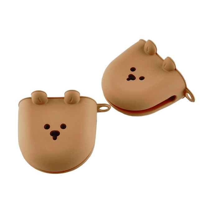  Silicone Mitts Pot Holders 2pcs My Buddy Dong Gu,12×9×7.5cm