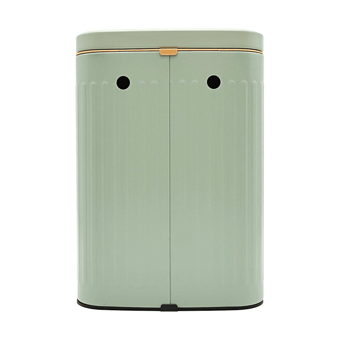 Wall-Mounted/Countertop/Floor Trash Can With Lid Green 267.16 fl oz 【Wall-Mounted & Countertop】【Odor Sealing】【Lidded Design】