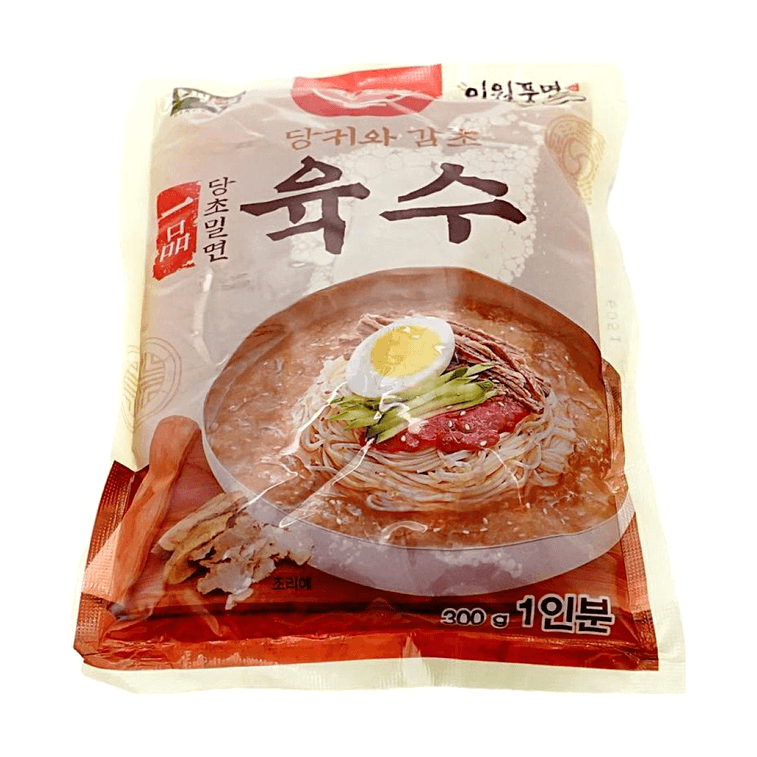 Deep Savory Broth Noodles Dancho Milmyeon, Pear and Onion Blended Seasoning, 4 Servings, 69.6 oz【 Korean Cold Noodles】 10