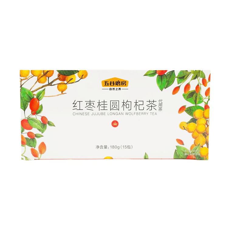 WUGUMOFANG Chinese Jujube Longan Goji Berry Tea 180g 3