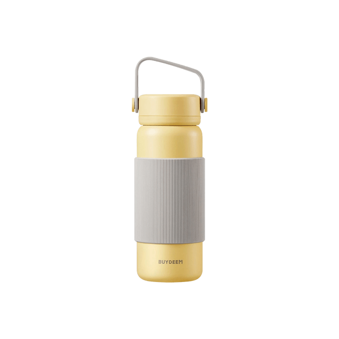 Stainless Steel Thermos Tea Bottle With Removable Infuser Mellow yellow 350ml style CD1011