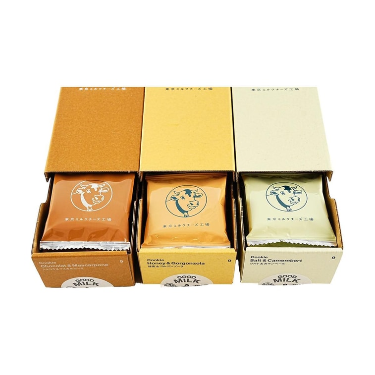 日本TOKYO MILK CHEESE FACTORY 綜合曲奇禮盒 海鹽芝士&蜂蜜芝士味&巧克力馬斯卡彭芝士味 27枚【季節限定】【東京人氣甜點伴手禮】 7