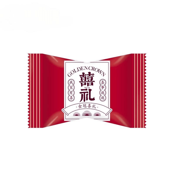 【中国直邮】 金冠 喜礼蔓越莓雪花酥 500g*1个