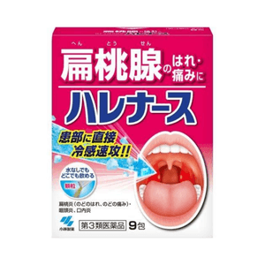 日本 KOBAYASHI小林制药 小林制药 小林制药 緩解扁桃體喉嚨痛腫脹 9包