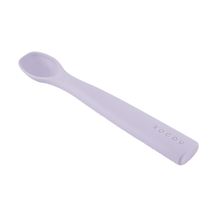 실리콘 아기수저 먹이수저 연보라 6
