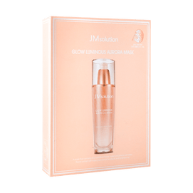 韓國JM SOLUTION肌肉司研 粉戀閃耀亮白面膜 歐若拉櫻花奶皮面膜 美白提亮祛黃 10片入