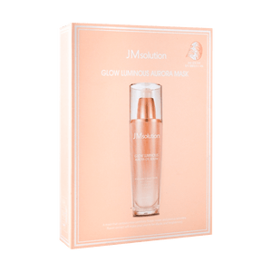 韓國JM SOLUTION肌肉司研 粉戀閃耀亮白面膜 歐若拉櫻花奶皮面膜 美白提亮祛黃 10片入