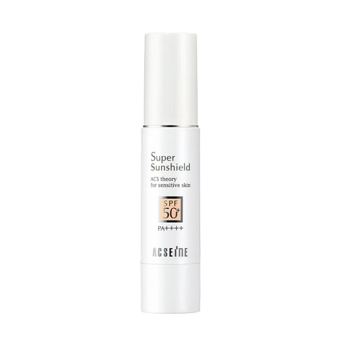 【日本直邮】ACSEINE雅倩美 防晒润色隔离乳 敏感肌可用 SPF50+/PA++++ 22g #白盖