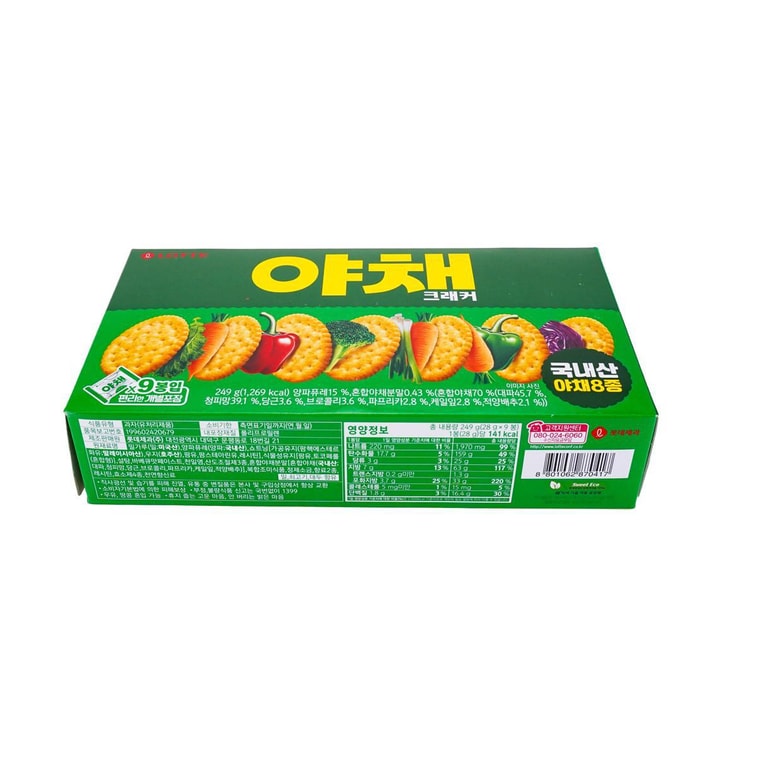 LOTTE Vegetable Cracker 249g 6