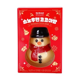 Snowman Cocoa Bomb Drink,Cocoa with Mini Marshmallows,1.34 oz【Warm Winter Drinks for the Christmas Season】