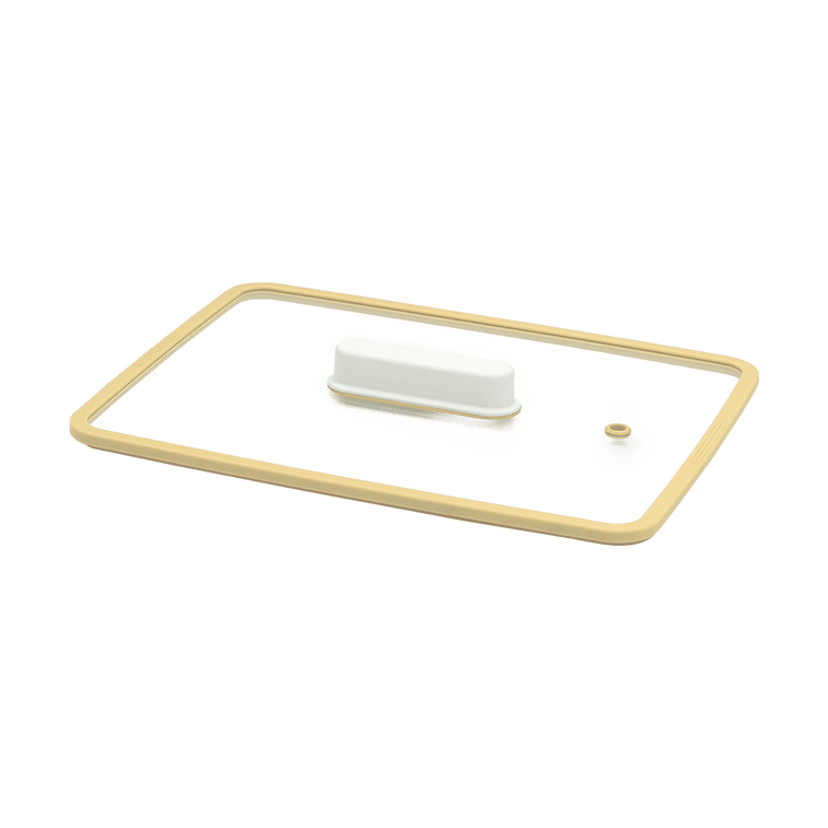 Doran Doran 3 in 1 Electric Skillet Multi Cooker Hot Pot Fryer Pan Griddle and Grill with Glass Lid Yellow 5