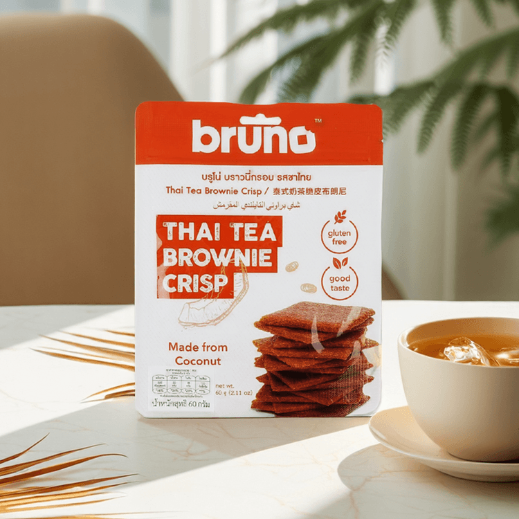 bruno グルテンフリー THAI BRUNO クリスピーブラウニー タイミルク