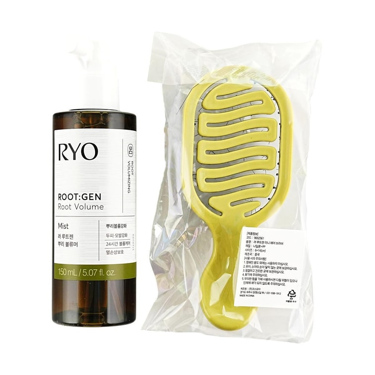 韓國RYO呂 Rootzen 髮根豐盈蓬鬆噴霧 控油清爽 持久蓬蓬感 150ml 贈造型梳 【限定套裝】 10