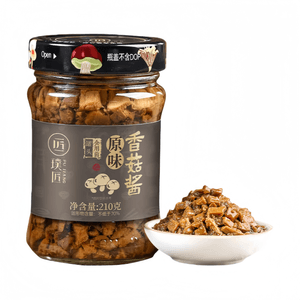 【中国直邮】 璞匠 原味香菇酱拌面酱拌饭酱210g*1瓶