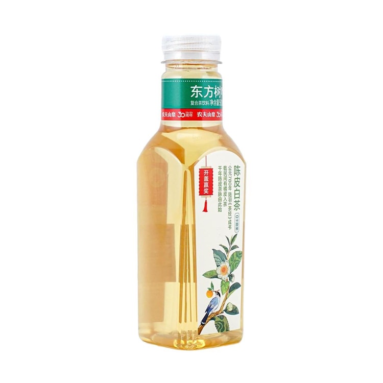 陳皮白茶 2017 农夫山泉东方树叶陈皮白茶500ml【0糖0卡0脂】【醇和茶韵&甘润果香】 - 亚米