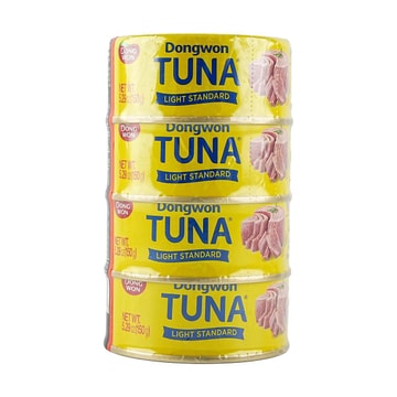 Oil-Soaked Tuna Chunks 5.29 oz*4 packs
