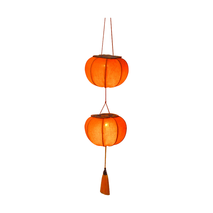 川岛屋 中秋节灯笼 DIY材料包 亲子手工制作套装 节日装饰灯笼材料 柿柿如意【中秋礼物】
