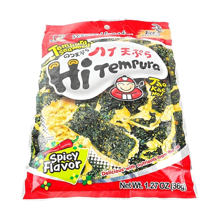 泰国小老板 天妇罗海苔脆 辣味 36g【网红零食】 4