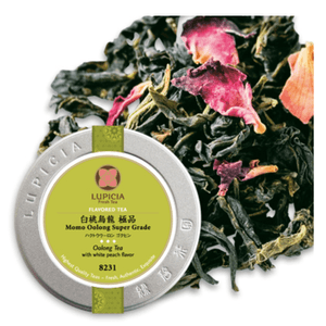 【日本直邮】LUPICIA 绿碧茶园白桃乌龙茶极品罐装50克 超人气