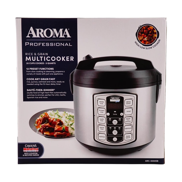 【Low Price Guarantee】20-Cup Digital Display Rice Cooker Slow Cooker and Food Steamer ARC-5000SB (1 Year Warranty) 5