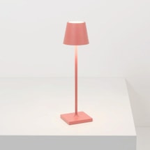 아메리칸 스타일 하이풋 테이블 램프 크리에이티브 테이블 램프 나이트 라이트 충전 버전 핑크