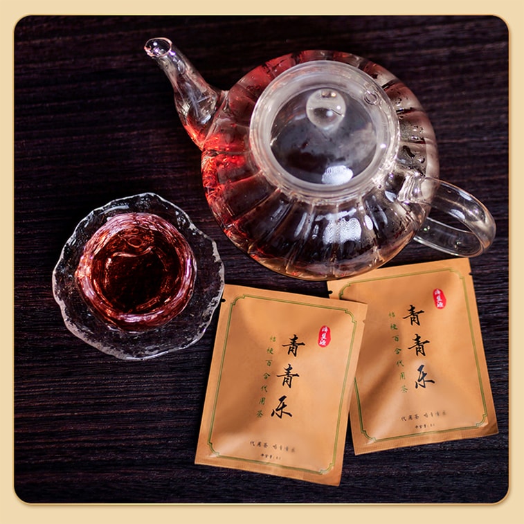 Qingqingle Platycodon & Lily Herbal Tea Bag , moistens the lungs and relieves cough, calms the heart and soothes the nerves 6g*12bags 4