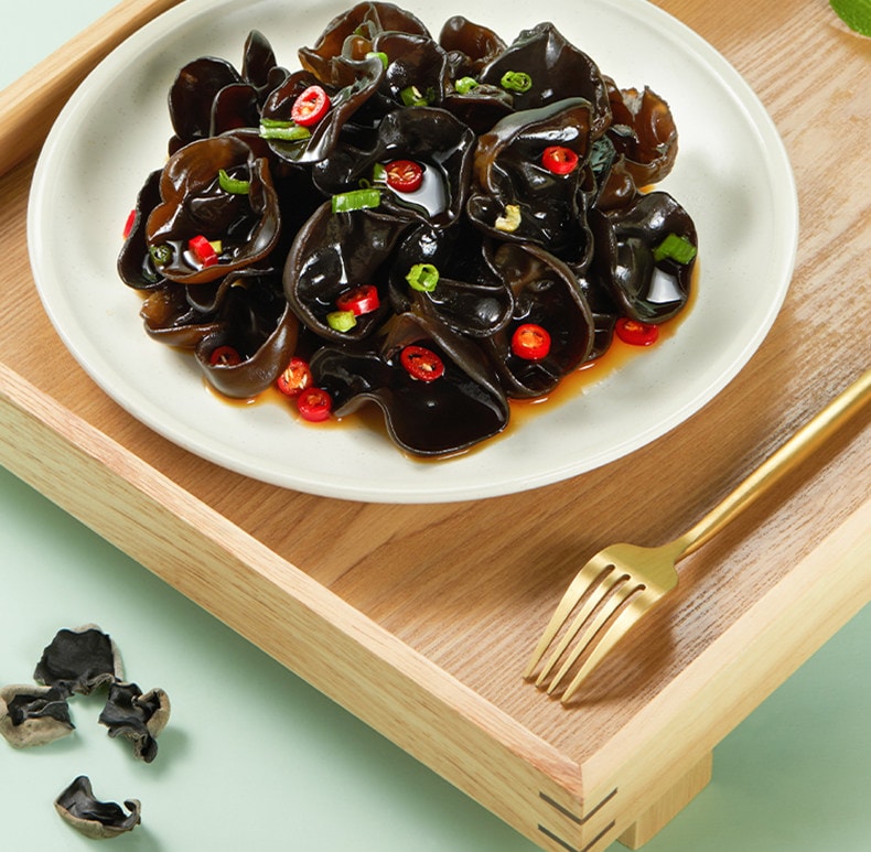 十月稻田 【东北黑木耳】煲汤炒菜易泡发脆嫩爽滑100g*1袋