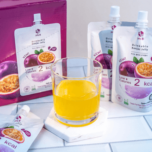 韩国JELLY.B 蒟蒻果冻 吸吸果冻 低卡0脂代糖饱腹感 150ml*10包 #百香果味 2Kcal