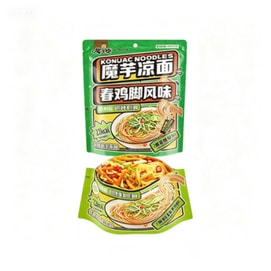 阿宽 魔芋凉面香舂鸡脚风味方便面速食云南傣味238g*1袋(首发爆款新口味)